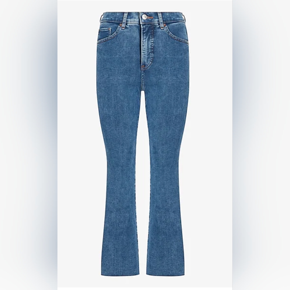 Express Cropped Flare Jeans